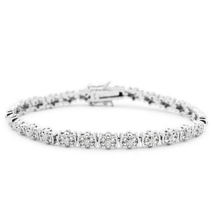 ❤SOLD❤GENUINE 1/2CT Diamond Flower Bracelet